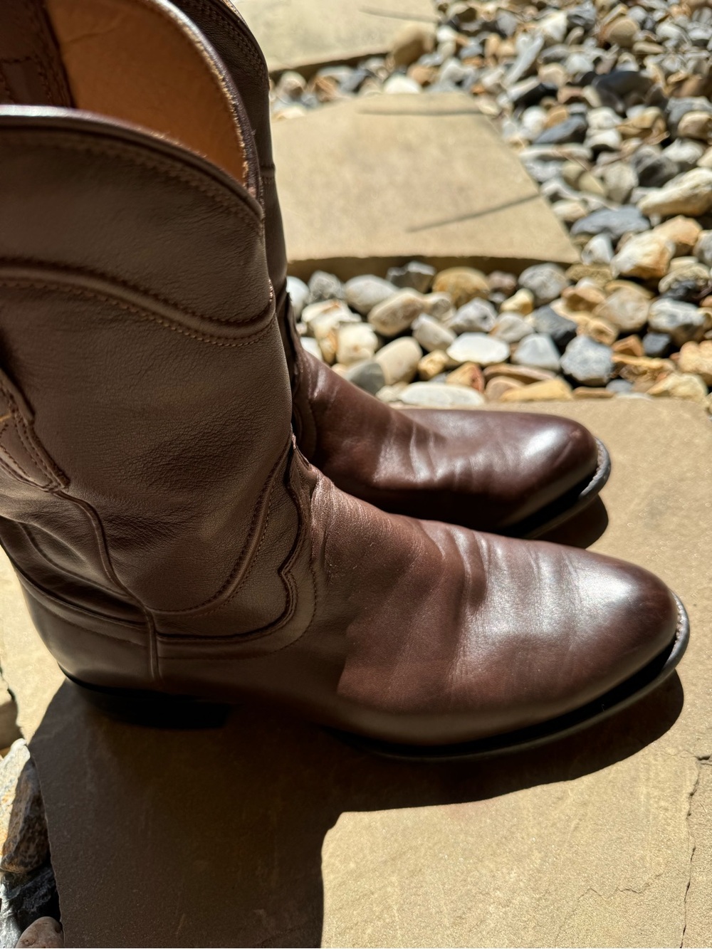 Tecovas Earl Men's Brown Leather Western Boots - Picture 2 of 5